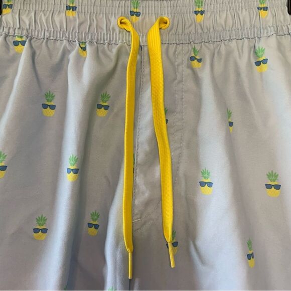 TIPSY ELVES Men’s Pineapple Swim Trunks Blue Size XL - Picture 2 of 11